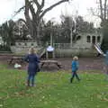 We walk past the pirate ship, New Year's Eve and Day, Brome, Suffolk - 1st January 2019