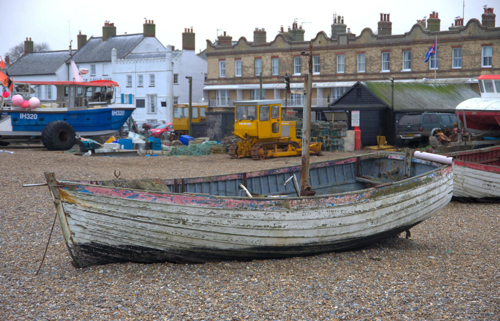 A derelict fishing boat from A Postcard from Aldeburgh, Suffolk - 6th January 2019