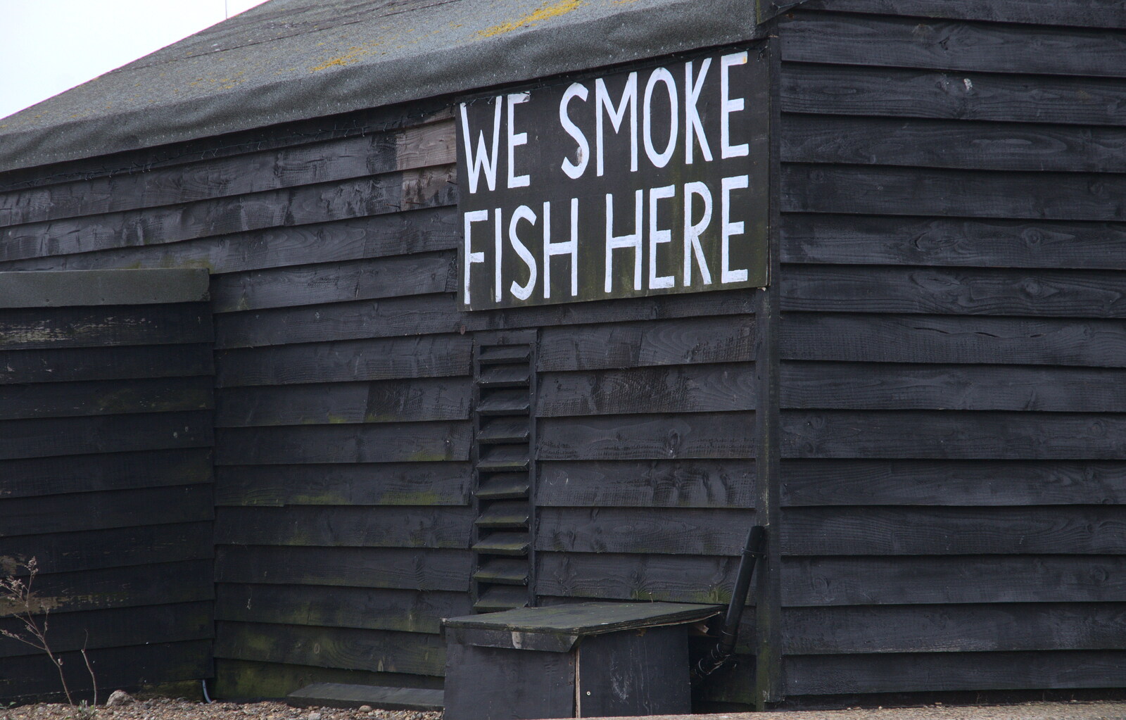 Smoking fish is an improvement on smoking tobacco from A Postcard from Aldeburgh, Suffolk - 6th January 2019