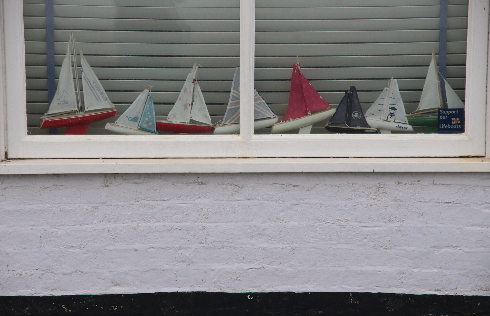 Toy boats in a window from A Postcard from Aldeburgh, Suffolk - 6th January 2019