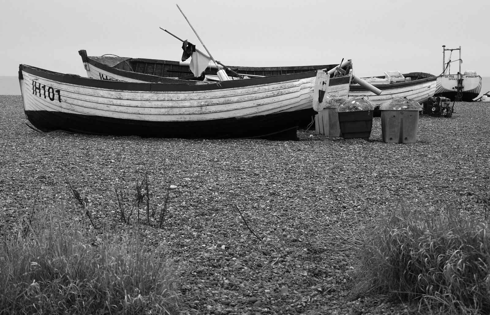 More fishing boats from A Postcard from Aldeburgh, Suffolk - 6th January 2019