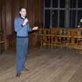 Ben kicks off the anecdote sessions, SwiftKey's Ten Year Anniversary Reunion, Selwyn College, Cambridge - 11th January 2019