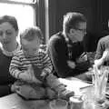 Ruth and her baby, The SwiftKey Reunion Brunch, Regent Street, Cambridge - 12th January 2019