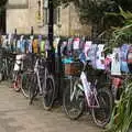 Bikes and posters, The SwiftKey Reunion Brunch, Regent Street, Cambridge - 12th January 2019