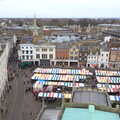 The view of the market from the church tower, The SwiftKey Reunion Brunch, Regent Street, Cambridge - 12th January 2019