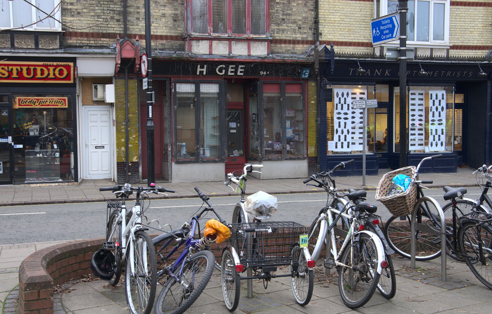H Gee continues to look (more) derelict as its owner is 'away' from The SwiftKey Reunion Brunch, Regent Street, Cambridge - 12th January 2019