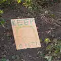 The boys have a sign on their den, Diss Express Photos and a Garden Den, Eye, Suffolk - 23rd February 2019