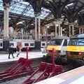 Class 90s, including 90009, at Liverpool Street, Off to the Cinema Again, Norwich, Norfolk - 9th March 2019