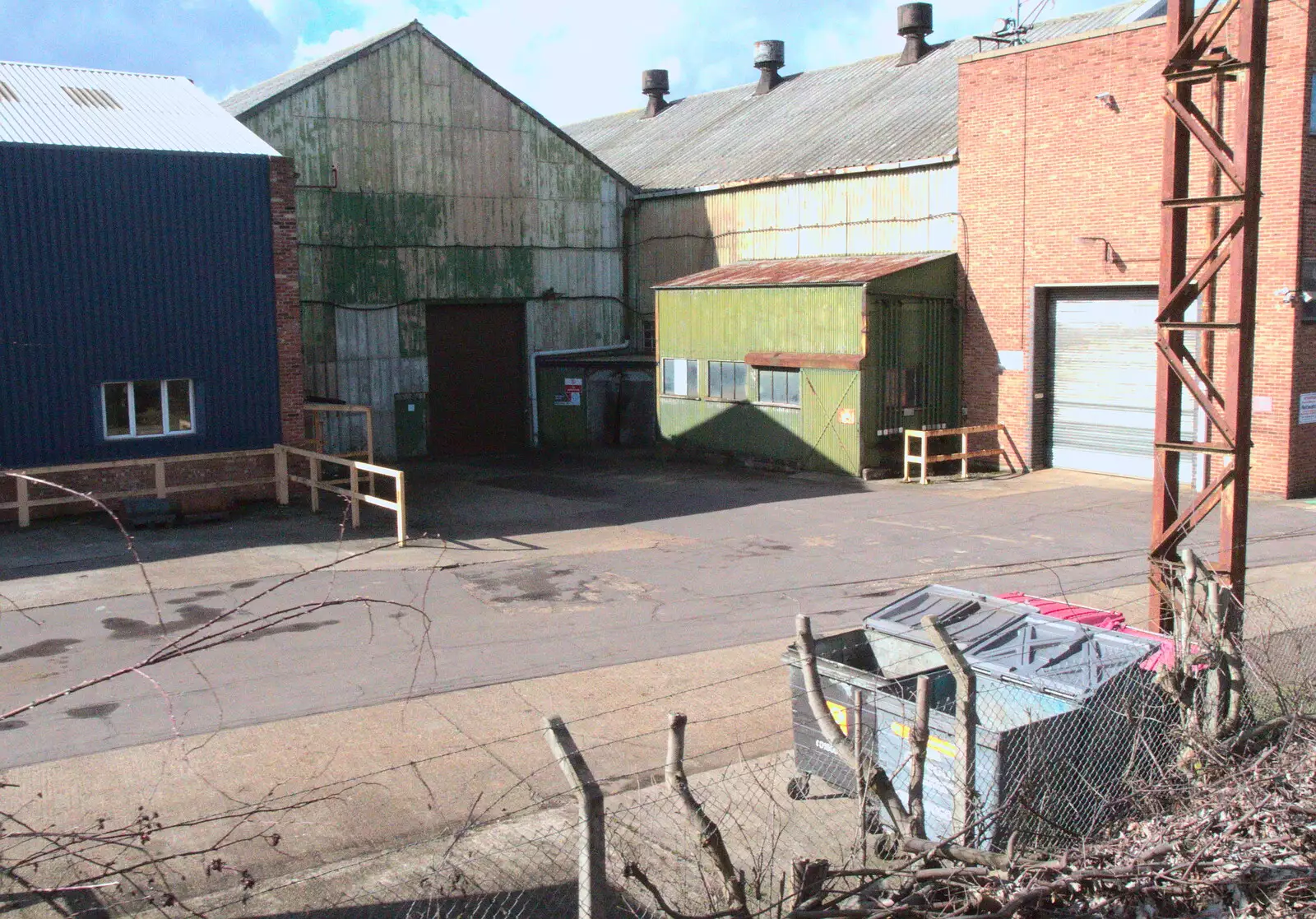 Derelict warehouses, from Off to the Cinema Again, Norwich, Norfolk - 9th March 2019