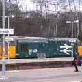 Class 37 37407 in BR livery, Off to the Cinema Again, Norwich, Norfolk - 9th March 2019