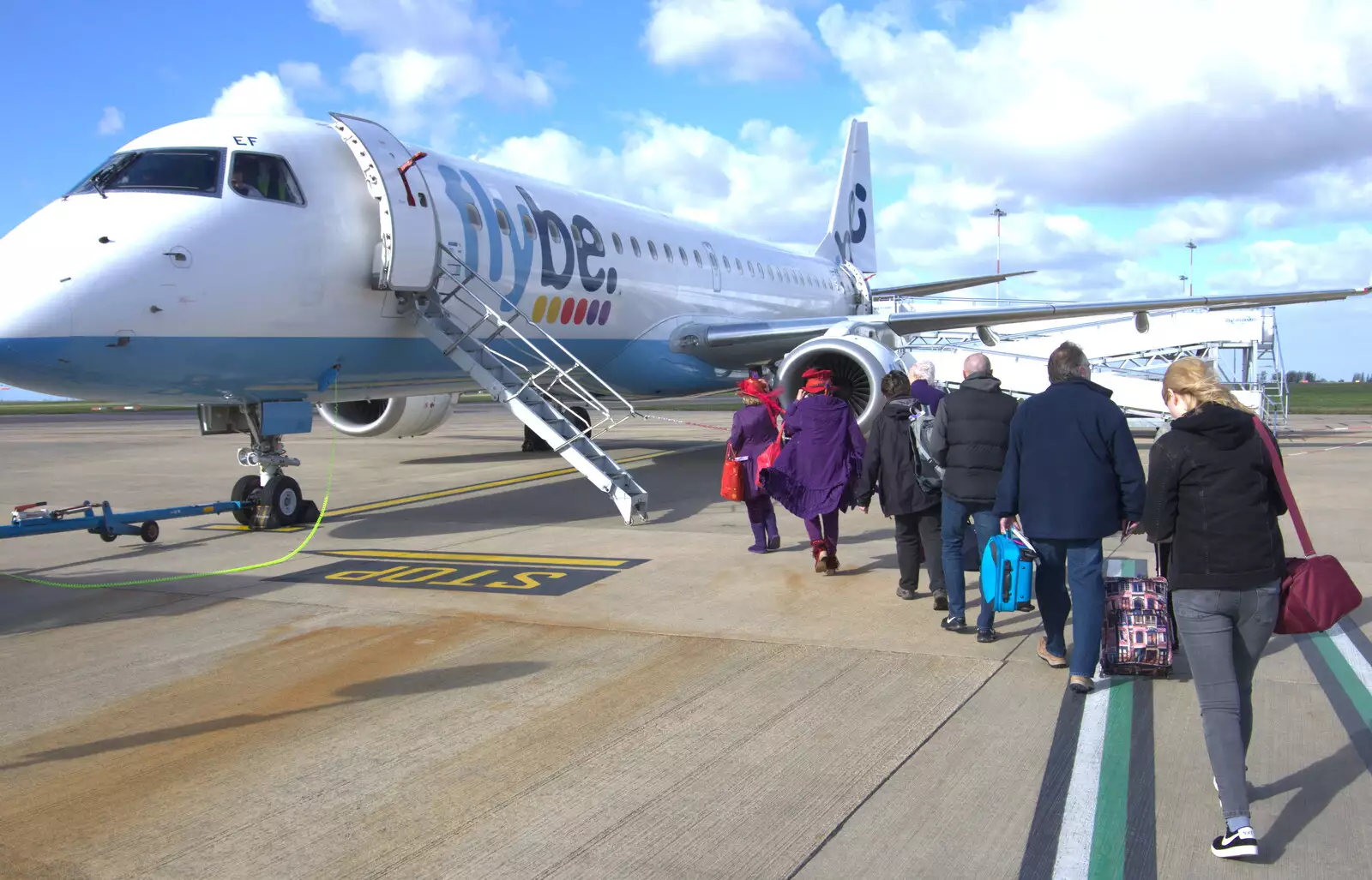 Embarcation on an Embraer, from Devon In A Day, Exeter, Devon - 14th March 2019