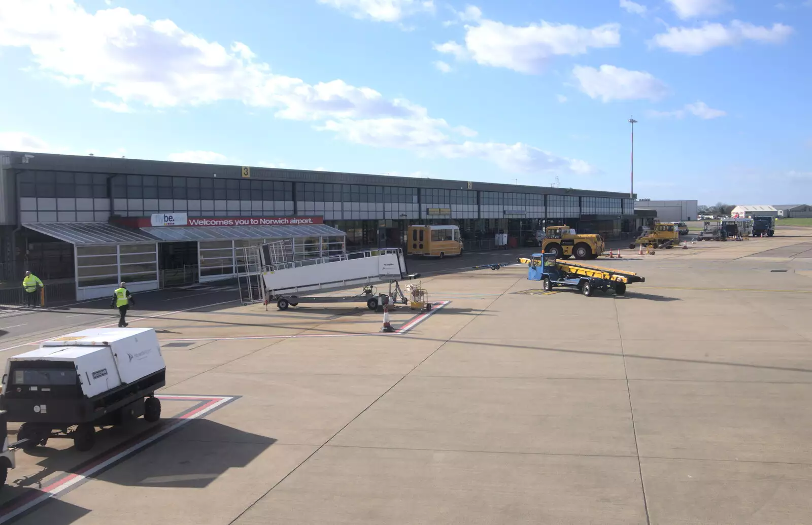 Norwich Airport's terminal building, from Devon In A Day, Exeter, Devon - 14th March 2019