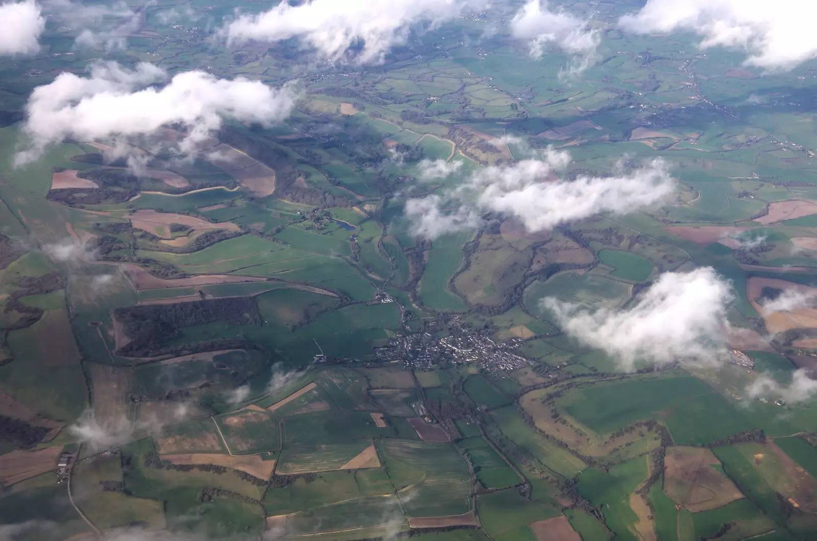 Devon from the air, from Devon In A Day, Exeter, Devon - 14th March 2019