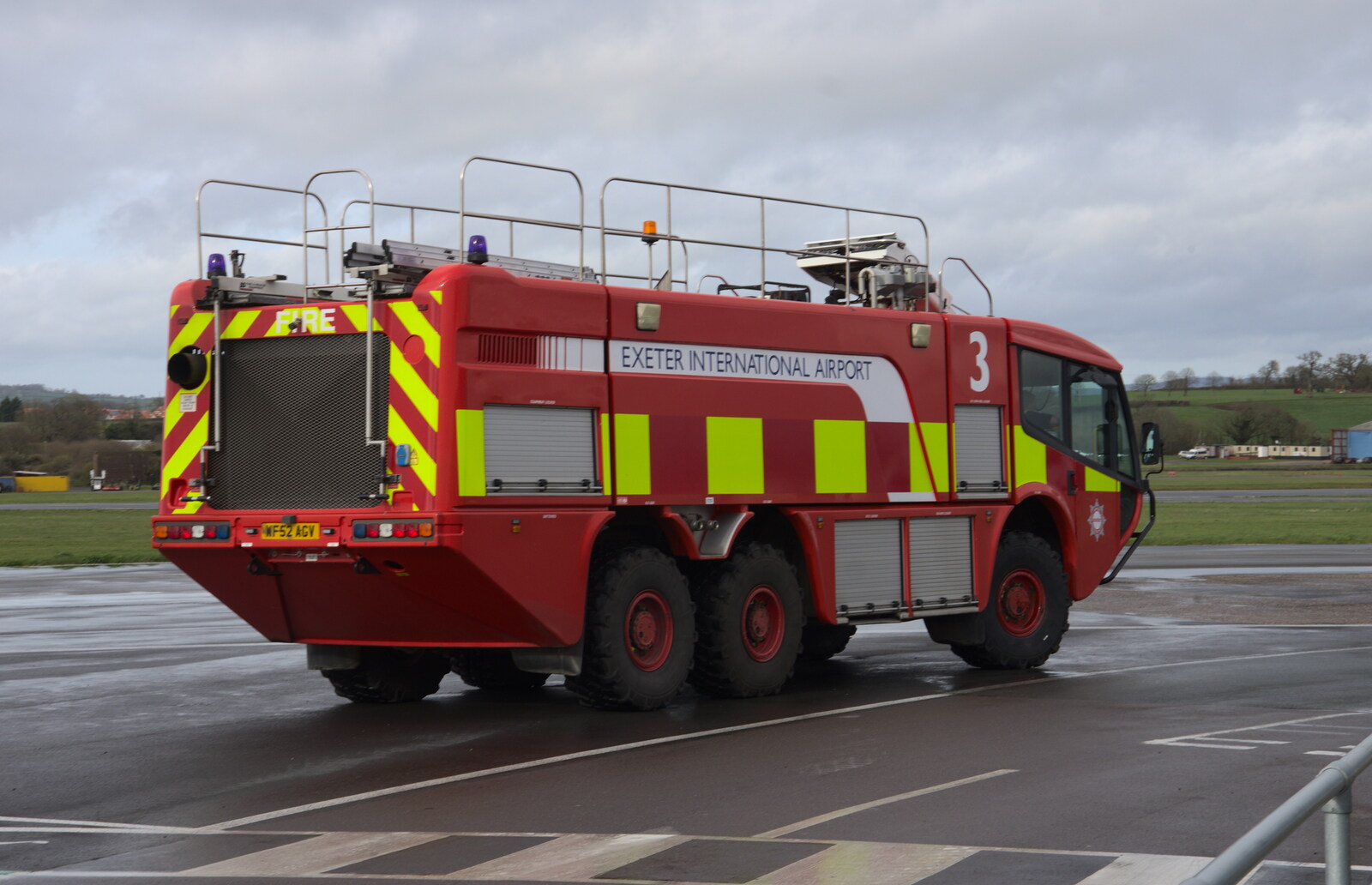A fire engine from Devon In A Day, Exeter, Devon - 14th March 2019