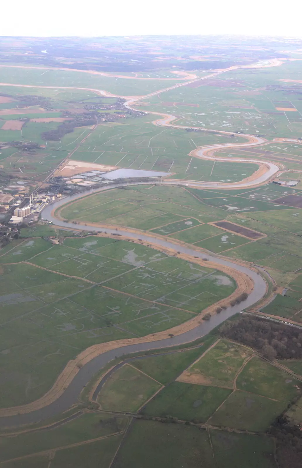 The wetlands near Cantley sugar refinery, from Devon In A Day, Exeter, Devon - 14th March 2019