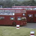 Bus racing with Acorn logos is spotted on telly, Devon In A Day, Exeter, Devon - 14th March 2019