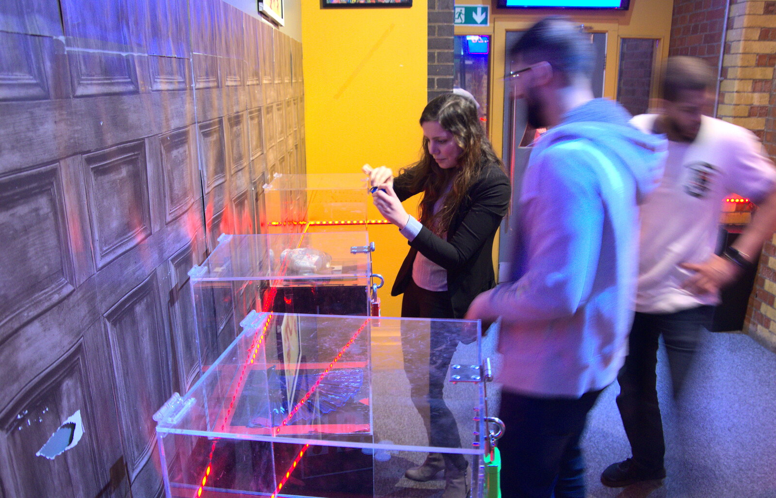 We try out an escape room from A Team Outing at Namco Funscape, South Bank, London - 27th March 2019