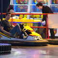 Ben ina dodgem, A Team Outing at Namco Funscape, South Bank, London - 27th March 2019