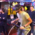 Praveen does some VR, A Team Outing at Namco Funscape, South Bank, London - 27th March 2019