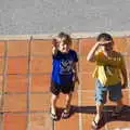 The boys down on the pavement, A Holiday in Nerja, Andalusia, Spain - 15th April 2019