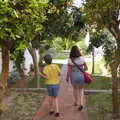 Fred and Isobel head off to the Supermercado, A Holiday in Nerja, Andalusia, Spain - 15th April 2019