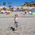 Harry on the beach, A Holiday in Nerja, Andalusia, Spain - 15th April 2019