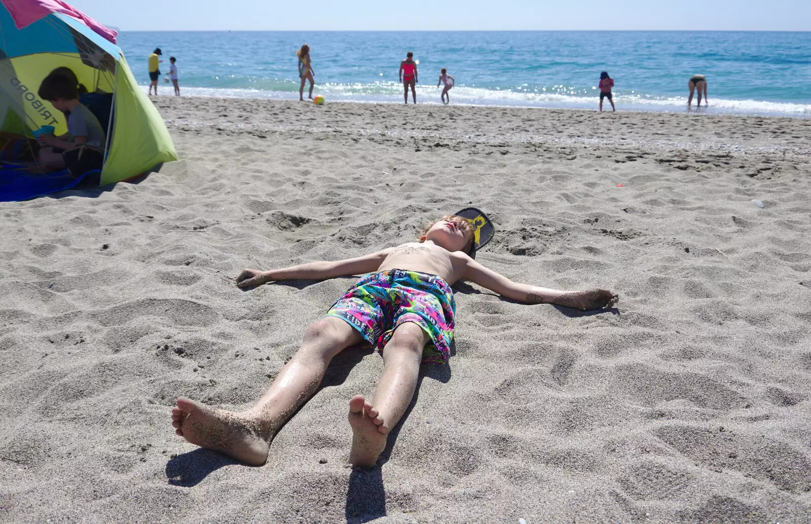 Harry's flaked out, from A Holiday in Nerja, Andalusia, Spain - 15th April 2019