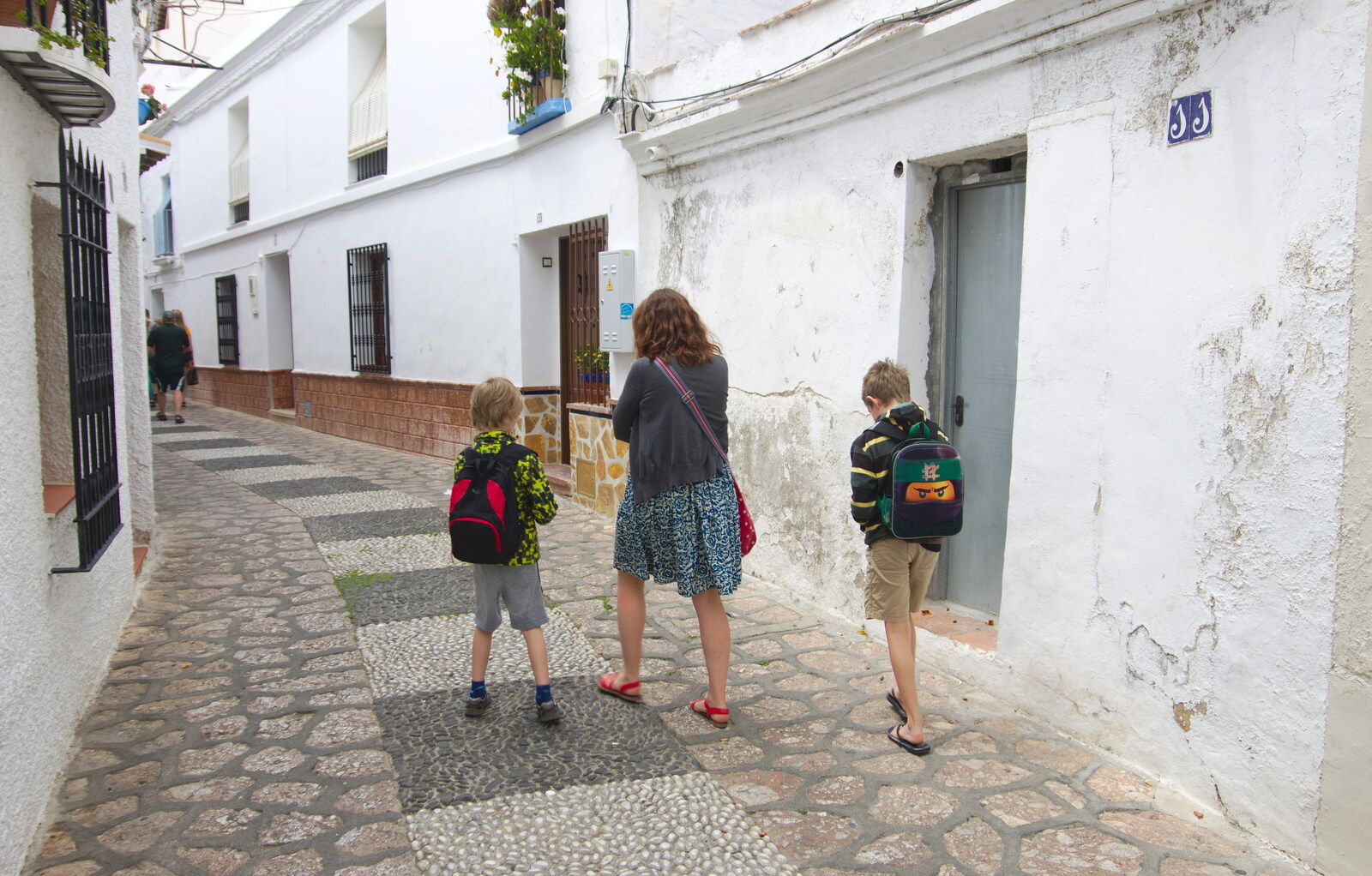 Wandering the back alleys from Torrecilla Beach and the Nerja Museum, Andalusia, Spain - 17th April 2019