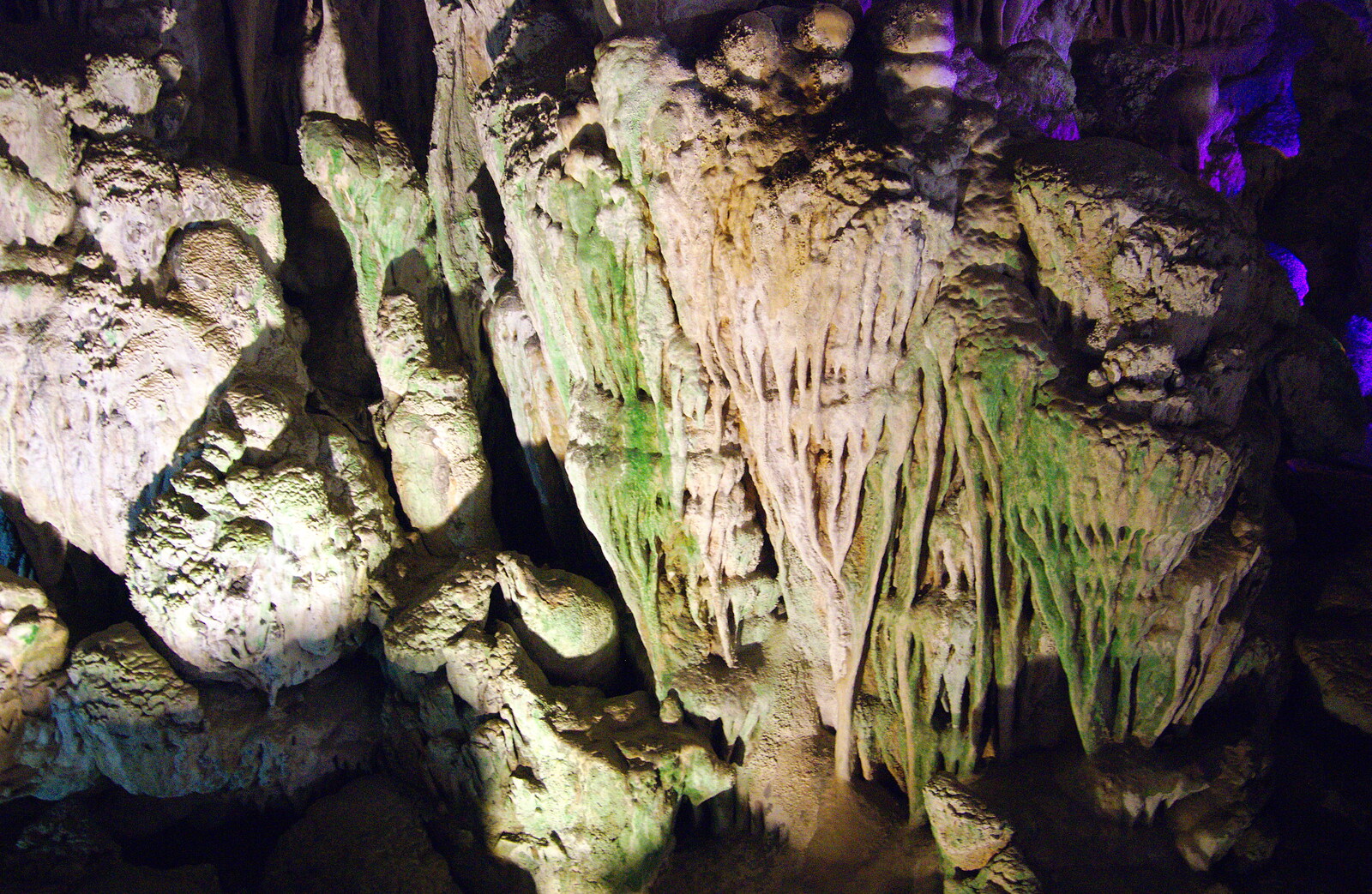 Places with light have got 'the green disease' from The Caves of Nerja, and Frigiliana, Andalusia, Spain - 18th April 2019