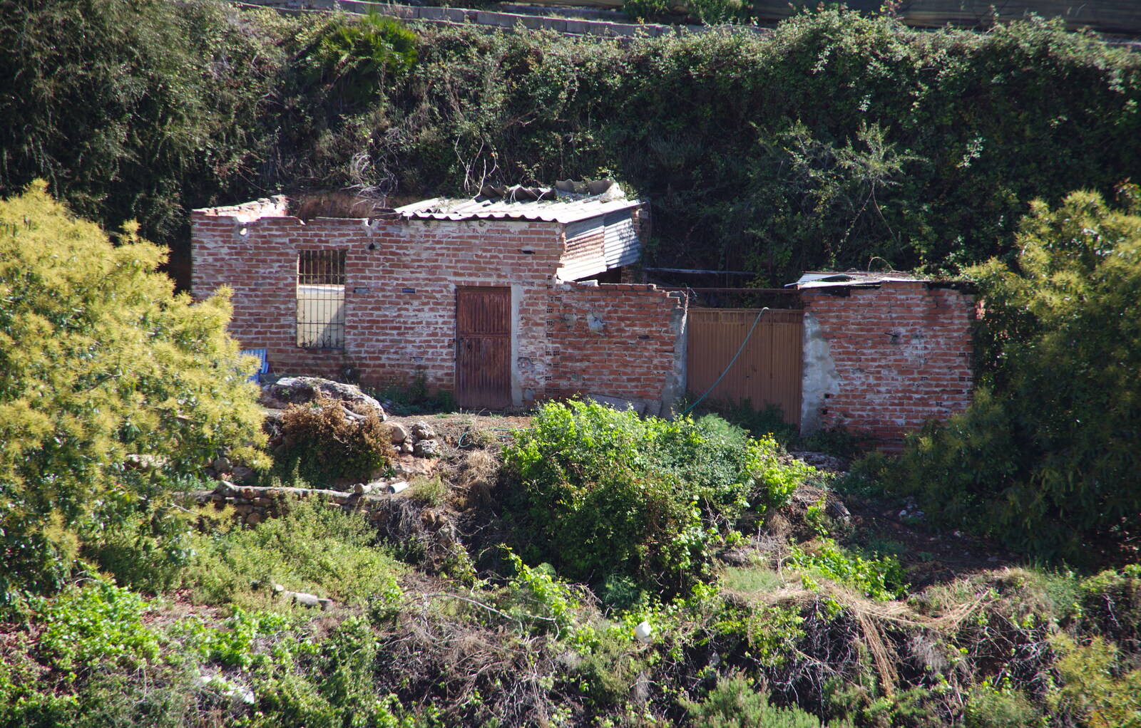Some sort of derelict building from The Caves of Nerja, and Frigiliana, Andalusia, Spain - 18th April 2019