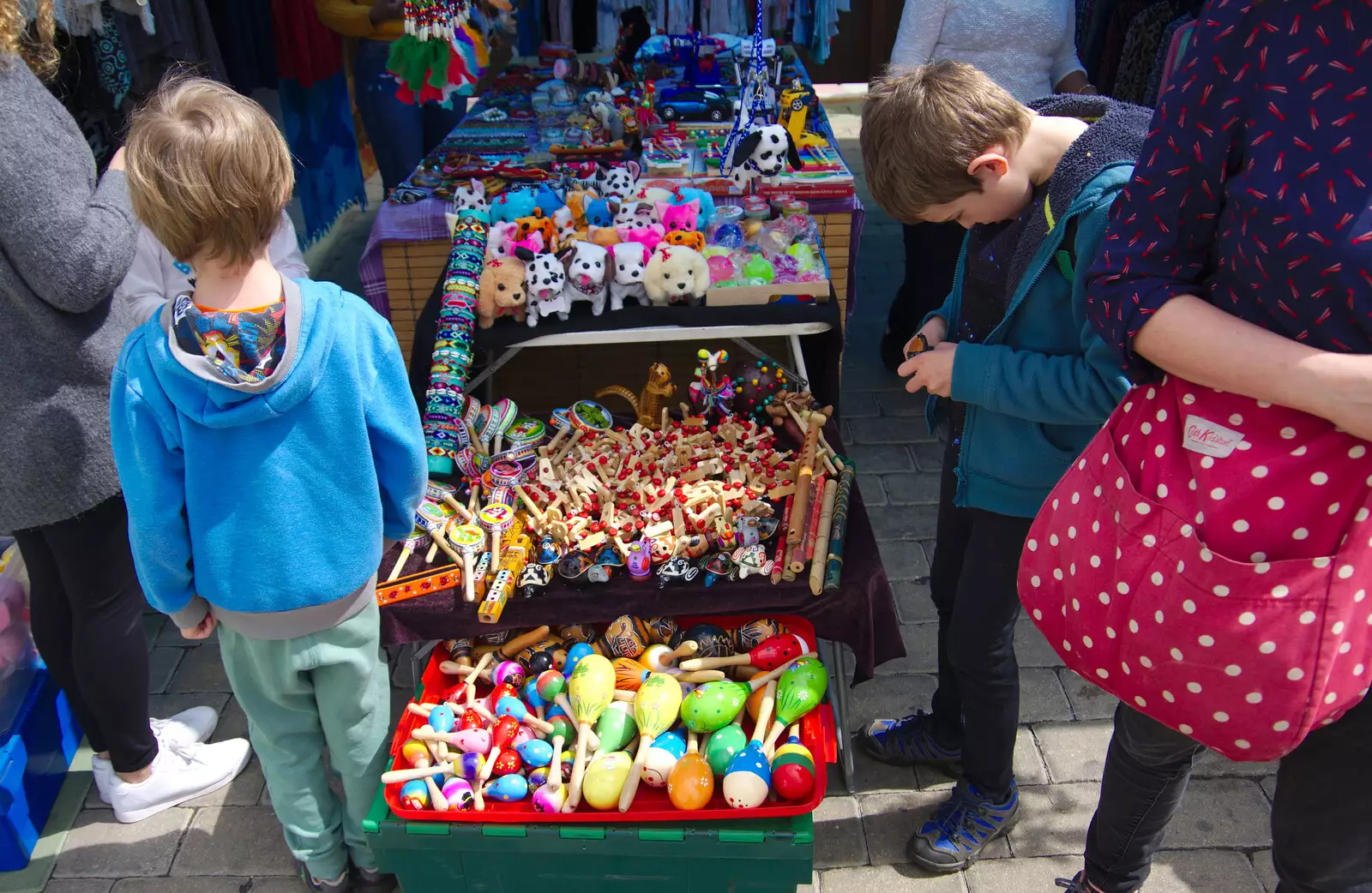 Fred checks out how much is in his purse, from The Caves of Nerja, and Frigiliana, Andalusia, Spain - 18th April 2019