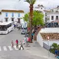 Tourist coaches and the mini train, The Caves of Nerja, and Frigiliana, Andalusia, Spain - 18th April 2019