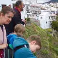 Harry and Fred peer over the edge, The Caves of Nerja, and Frigiliana, Andalusia, Spain - 18th April 2019