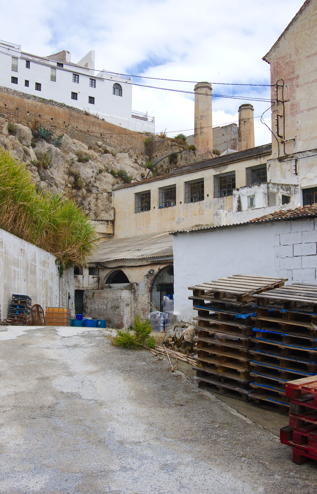 The derelict sugar-cane factory from The Caves of Nerja, and Frigiliana, Andalusia, Spain - 18th April 2019