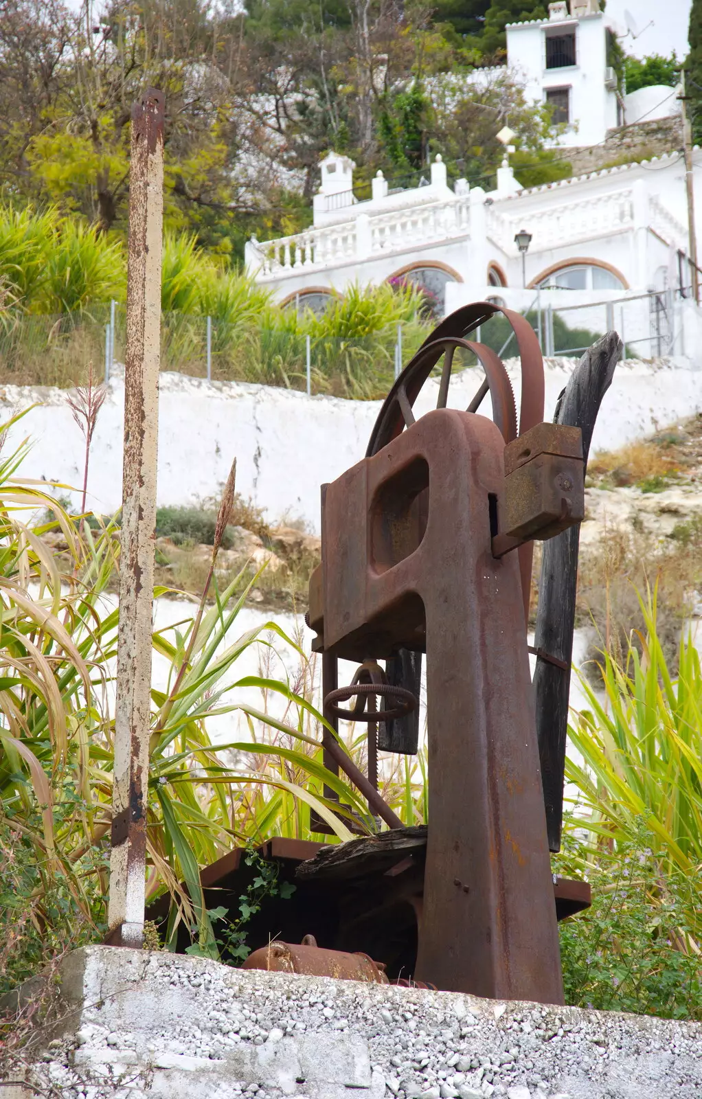 The remains of an industrial past, from The Caves of Nerja, and Frigiliana, Andalusia, Spain - 18th April 2019