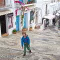 Harry grows weary of climbing up steps, The Caves of Nerja, and Frigiliana, Andalusia, Spain - 18th April 2019