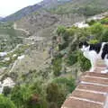 A fearless cat stands on a wall, The Caves of Nerja, and Frigiliana, Andalusia, Spain - 18th April 2019