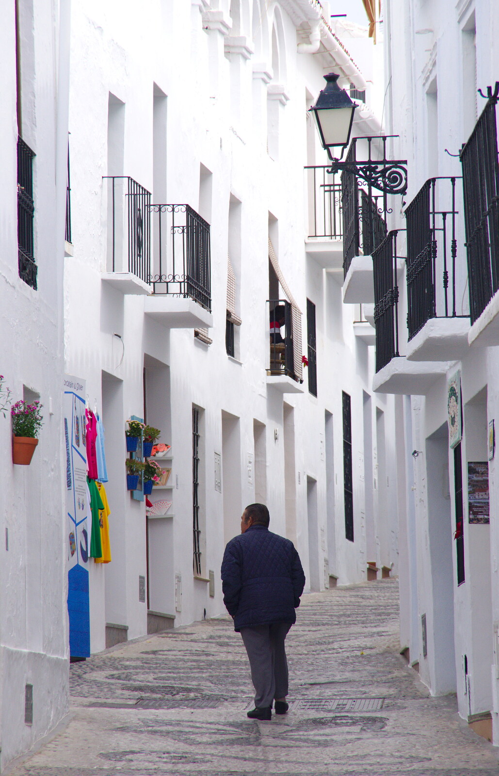 The whitewashed streets of Frigiliana from The Caves of Nerja, and Frigiliana, Andalusia, Spain - 18th April 2019