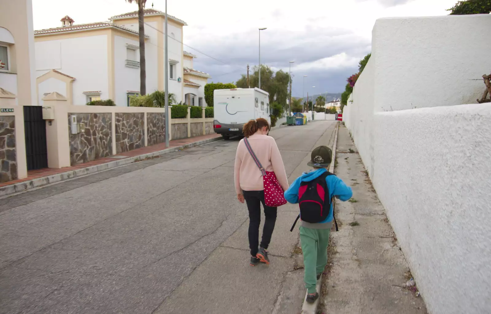 On the long walk back to the Capuchinos, from The Caves of Nerja, and Frigiliana, Andalusia, Spain - 18th April 2019