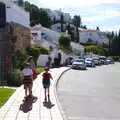 The gang heads off down El Cappuchino, A Walk up a Hill, Paella on the Beach and Granada, Andalusia, Spain - 19th April 2018