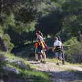 Fred's got a big stick, A Walk up a Hill, Paella on the Beach and Granada, Andalusia, Spain - 19th April 2018