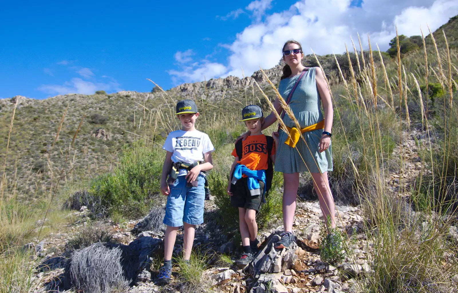 Up in the hills, from A Walk up a Hill, Paella on the Beach and Granada, Andalusia, Spain - 19th April 2018