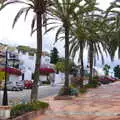 The palm trees by the supermarket, A Walk up a Hill, Paella on the Beach and Granada, Andalusia, Spain - 19th April 2018