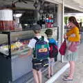 The boys look at ice cream, A Walk up a Hill, Paella on the Beach and Granada, Andalusia, Spain - 19th April 2018