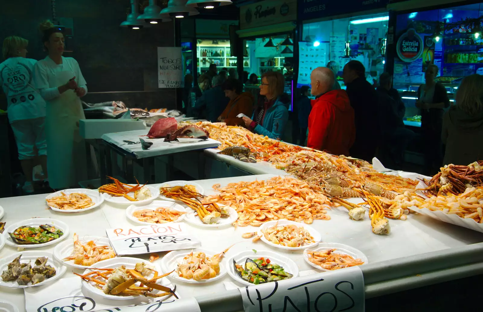 A whole tonne of shellfish, from A Walk up a Hill, Paella on the Beach and Granada, Andalusia, Spain - 19th April 2018