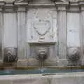 Some kind of trough, fed by three water spouts, A Walk up a Hill, Paella on the Beach and Granada, Andalusia, Spain - 19th April 2018