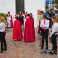 Outside the church, An Easter Parade, Nerja, Andalusia, Spain - 21st April 2019