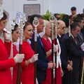 Lots of people with shiny staffs, An Easter Parade, Nerja, Andalusia, Spain - 21st April 2019