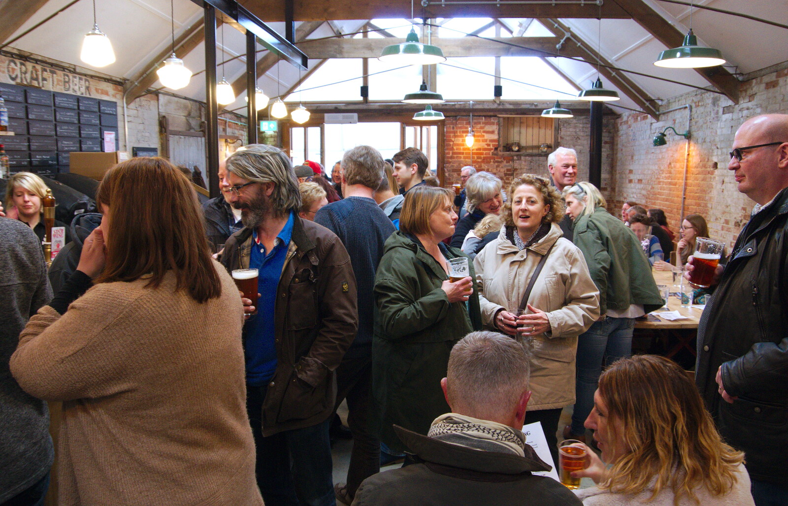 More crowds from The Opening of Star Wing Brewery's Tap Room, Redgrave, Suffolk - 4th May 2019