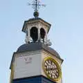 A Victorian clock tower with a wonky top, The BSCC Bike Ride 2019, Coggeshall, Essex - 11th May 2019